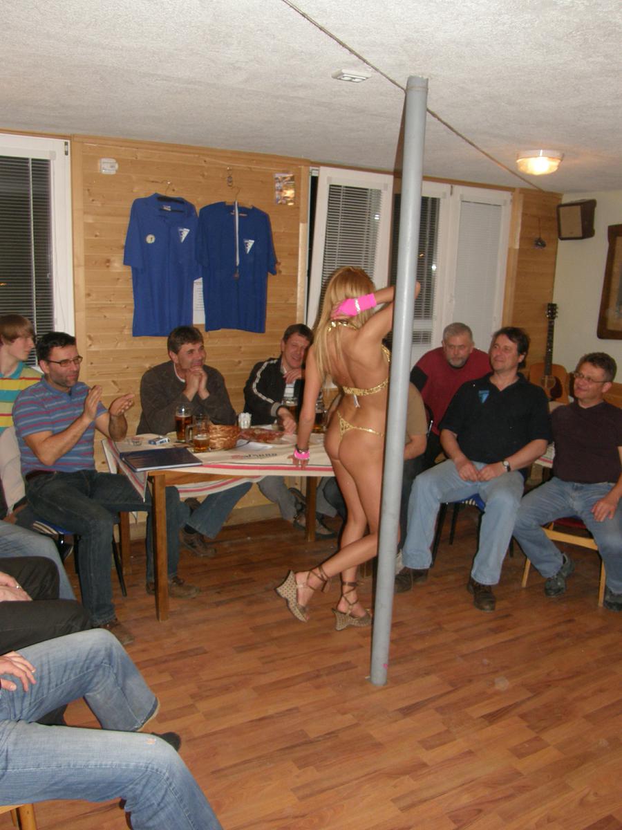 Czech Topless Waitress in Striptease Club — 26