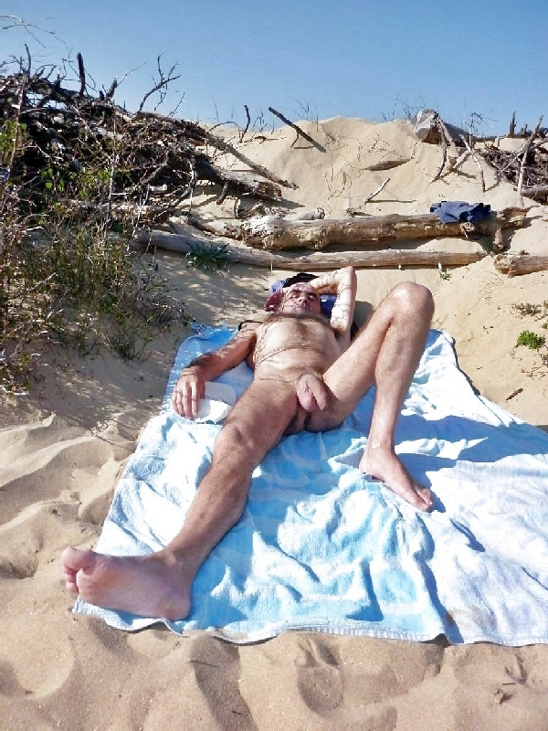 nude men at the beach — 28