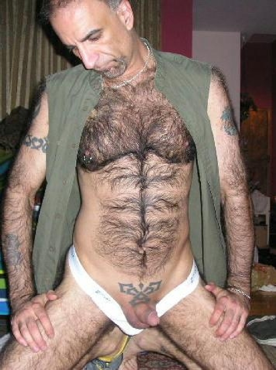 bears and very hairy men — 16