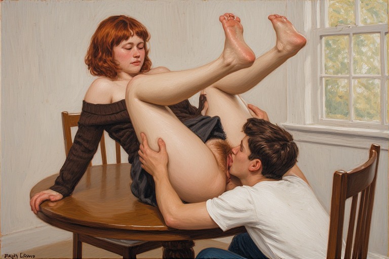 Fingered &amp; licked in modern oil — 31