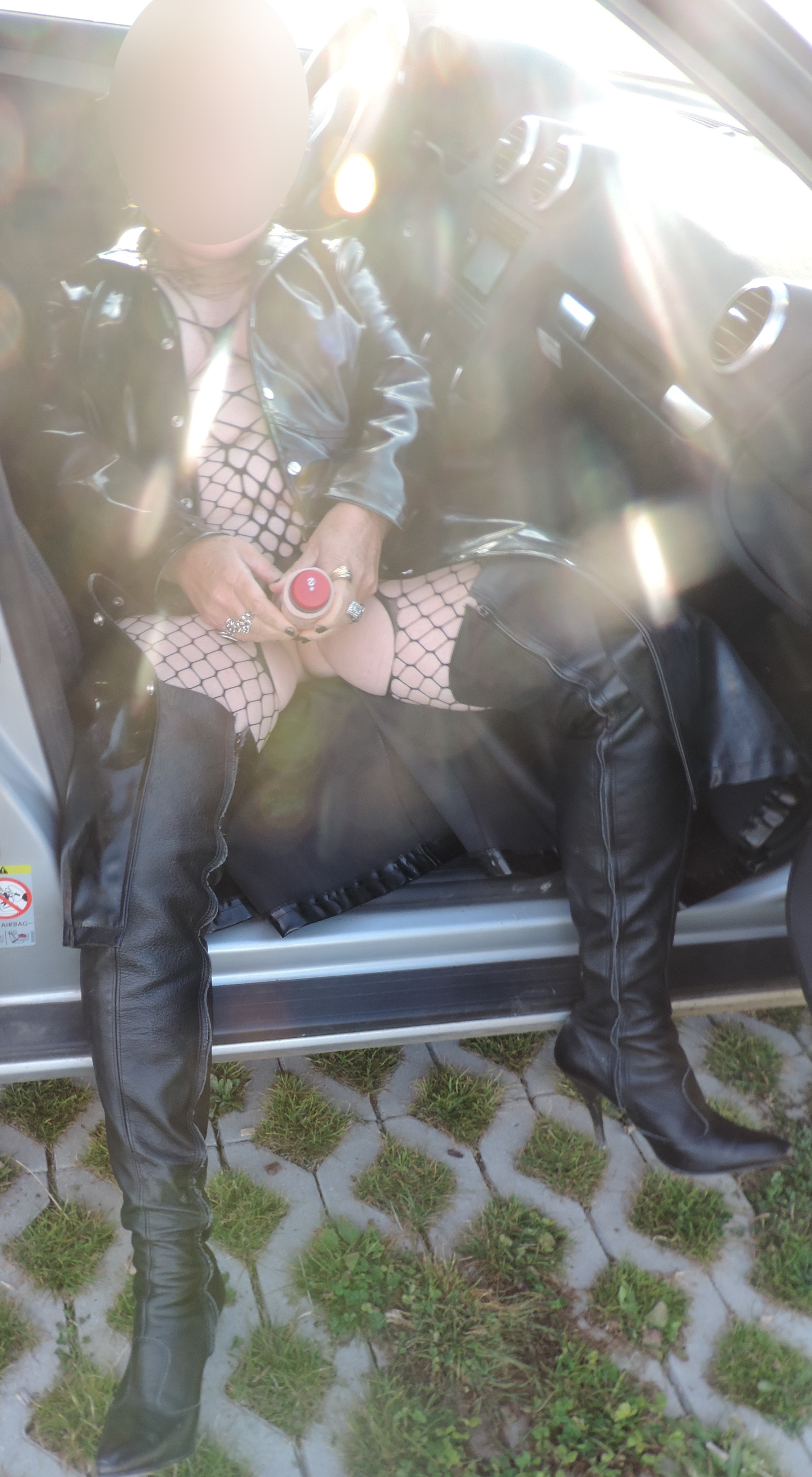 Tine - horny slut outside masturbating — 13