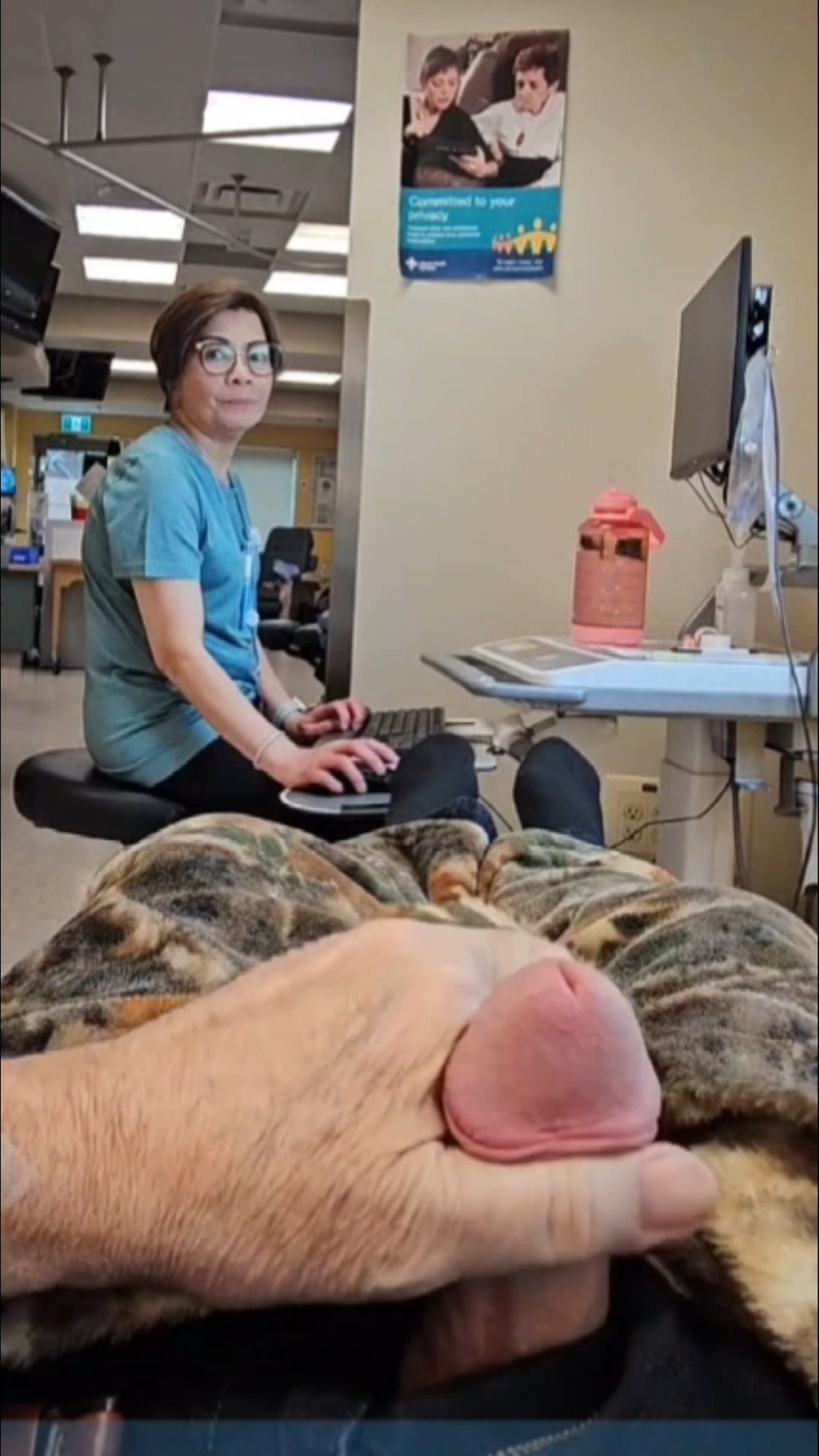 Nurse teen dickflash hospital — 5