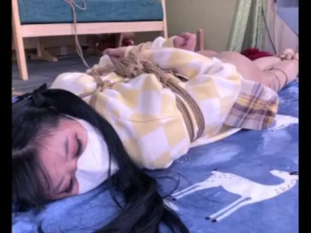 bondage orgasm with sex machine